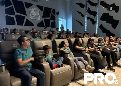 Uno de los momentos más emotivos fue la proyección sorpresa de parte de los miembros del Club León