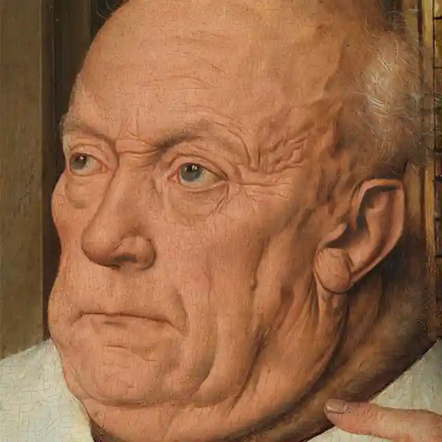 Virgen del canónigo Van der Paele (1436) por Jan Van Eyck