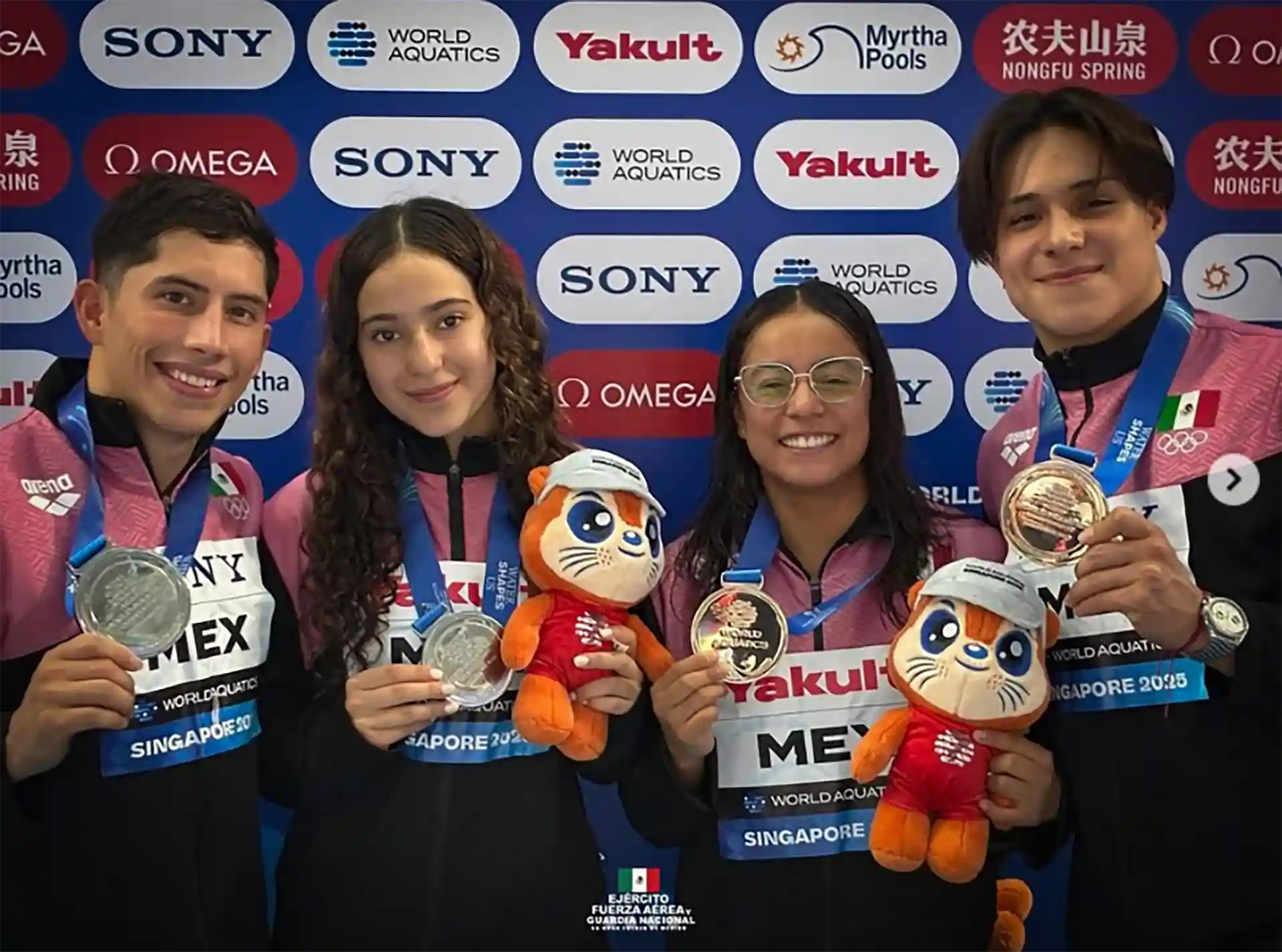 Atletas que están haciendo historia -Gaby Agúndez, Alejandra Estudillo, Osmar Olvera, Randal Willars y Juan Celaya