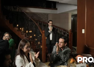 Chava Tobías, dio unas palabras de bienvenida y agradecimiento a los invitados