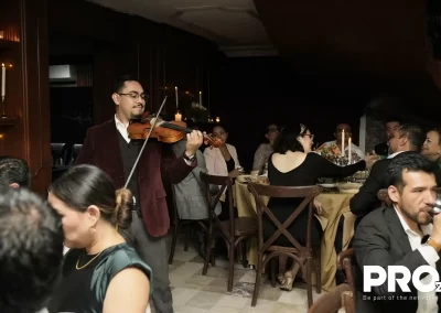 Con música, comida y elegancia se celebró esta velada única