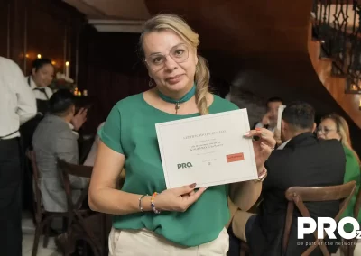 La velada fue todo un éxito