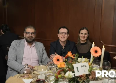 Rodolfo Núñez, Jesús Trujillo y Denisse Carrillo