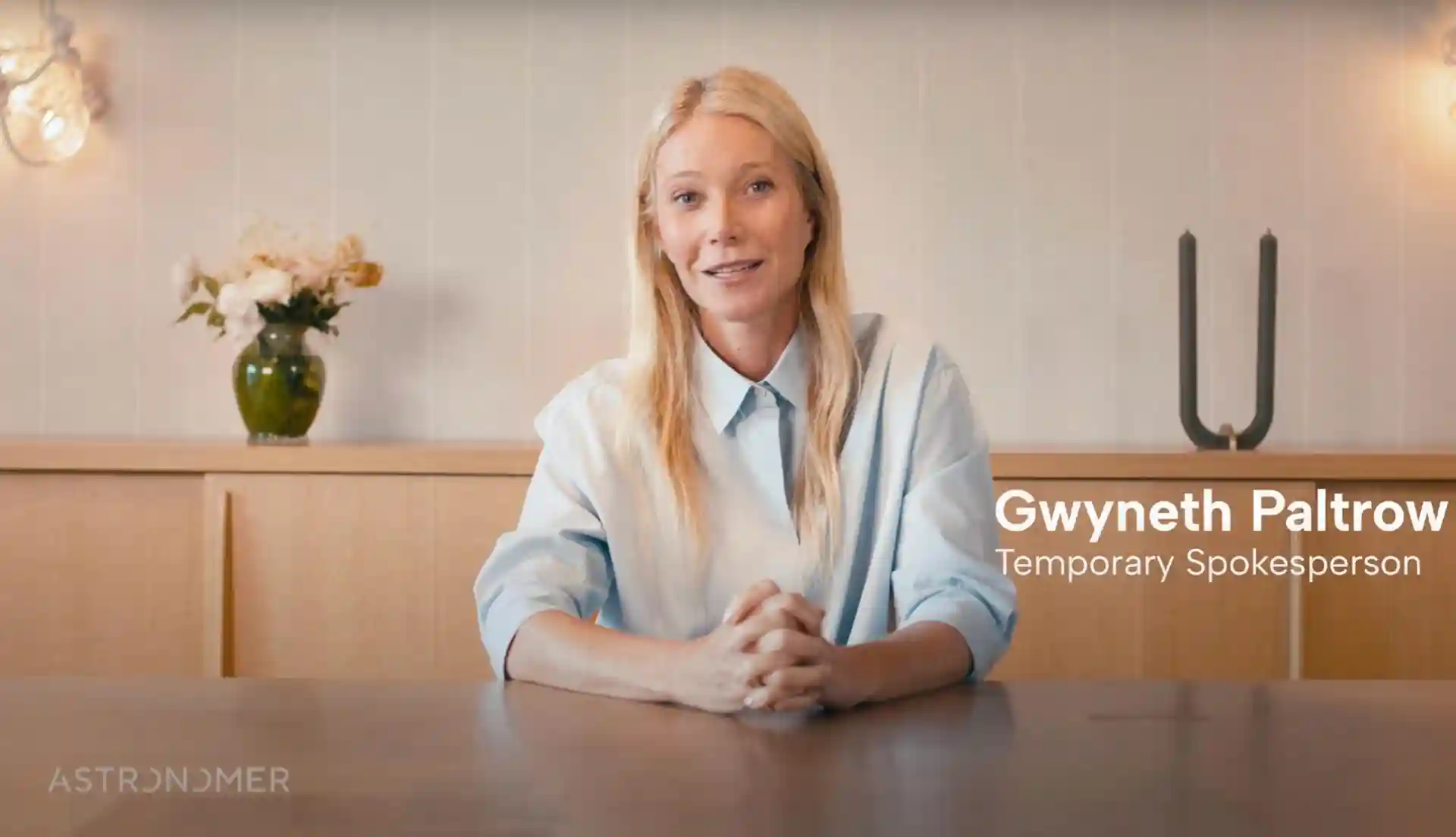 Gwyneth Paltrow × Astronomer