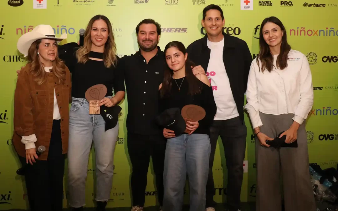 Fundación Niño x Niño celebró su 3er Torneo de Pádel con causa