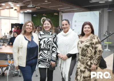 Fátima Pérez, Grecia Guevara, Erika Argaez y Alicia Villa