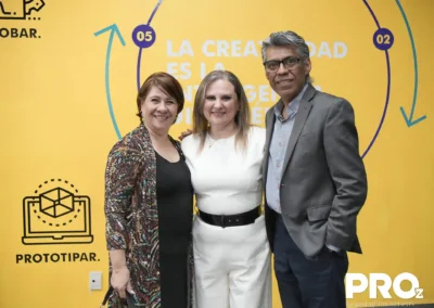 Sandra Orozco, Vanessa Gómez y Eder Espinoza