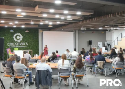 Se contó con la participación de Marisol Barrón, facilitadora de crecimiento