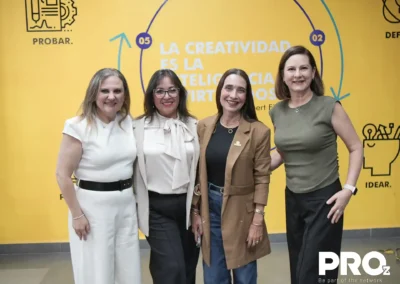 Vanessa Gómez, Conchita Borrego, Bety Pérez y Elizabeth Gómez