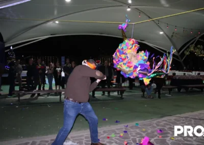 Cada invitado vivió a lo grande una de las entrañables tradicionales decembrinas