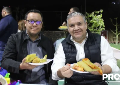 Se repartieron deliciosos tamales